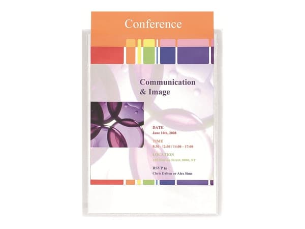 Presentationsmapp Krea Cover A4 vit (10 st)