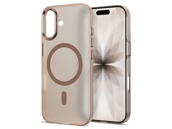 Tech-Protect MagZero MagSafe case for iPhone 17 - beige-brown matte