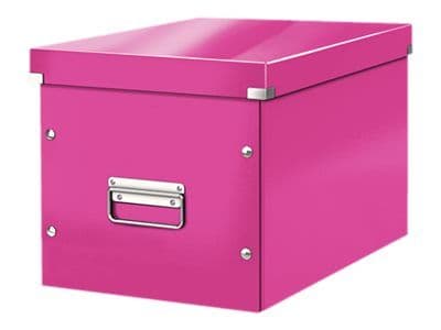 Leitz Click & Store Cube Large - Förvaringsbox - rosa