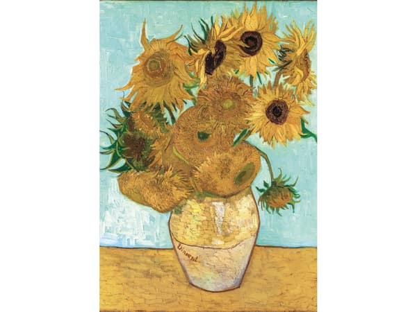 Pussel Museum Sunflowers - Compact Box, 1000 bitar