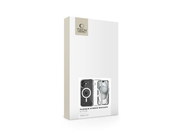 Tech-Protect FlexAir Hybrid MagSafe-telefonetui til iPhone 16 - klar