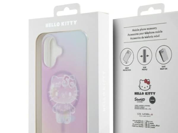 Hello Kitty 50th Anniversary Magsafe iPhone 16 -kotelo - vaaleanpunainen