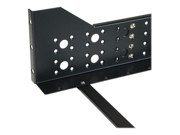 StarTech.com UNIRAILS3U, Kehikkokisko, Terästä, musta, 3,9 kg
