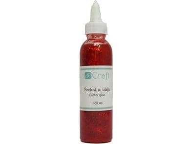 DP Craft Glitter liima 120 ml punainen