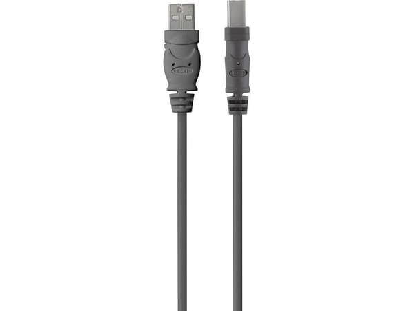 Belkin Premium Printer Cable - USB-kabel - USB typ B (hane) till USB (hane) - USB 2.0 - 3 m - formpressad