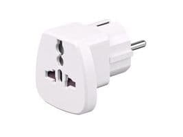 MicroConnect Universal adapter - Adapter för effektkontakt - vit