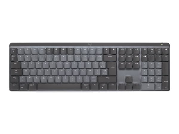 Logitech Master MX Mechanical, Langaton, RF Wireless + Bluetooth, Mekaaninen, AZERTY, LED, Grafiitti