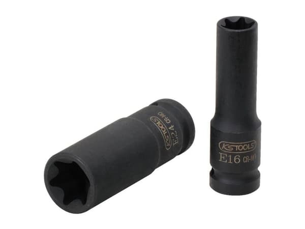 KS Tools 515.1053, Kraftpipe, 1 hoder, 1/2", Krom-molybden, 21 mm, 75 mm
