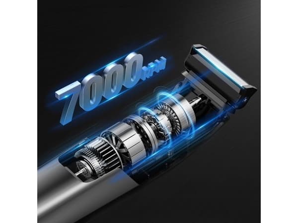 MAXGROOM JK-319 multifunksjonell trimmer med utskiftbare tupper - svart