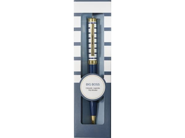 Hugo Boss presentpenna med texten Big Boss
