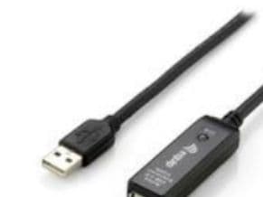 Equip 133310, 10 m, USB A, USB A, USB 2.0, Hanstik/Hunstik, Sort