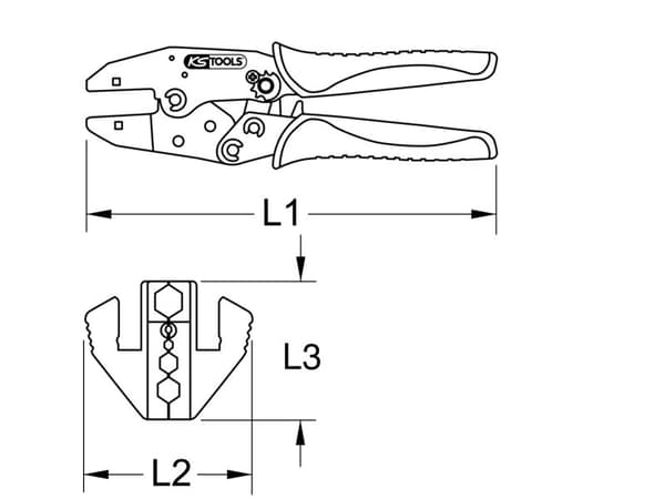 KS Tools 115.1445, 491 g