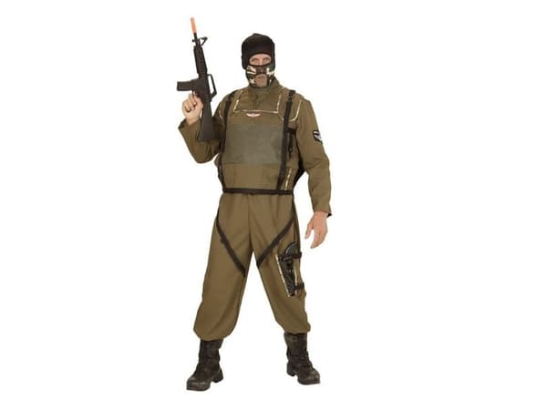 Fallskärmssoldat kostym
