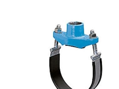 Anboringsbøjle DN100x2'' t/stbj./eternit