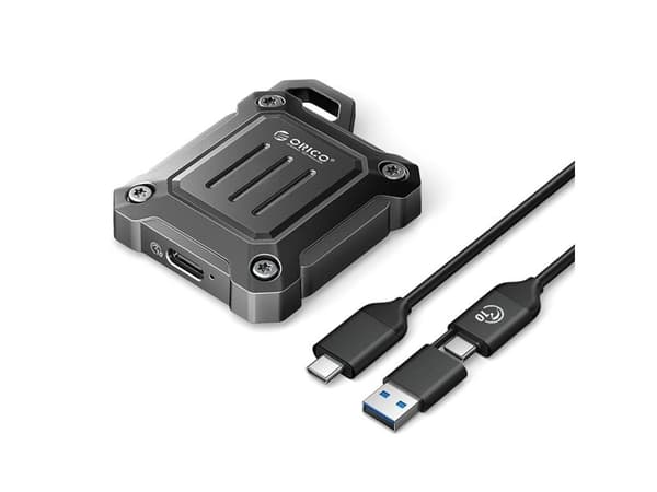 Bærbar M.2 2230 USB-C 3.2 Disk Caddy - Svart