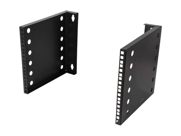 DELTACO 19-DTSR0706 - Rackfästen - väggmontering - svart - 6U - 10"/19"