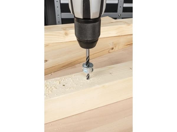Wolfcraft 2733000 Puukierrepora 10 mm Sylinterikahva 1 kpl