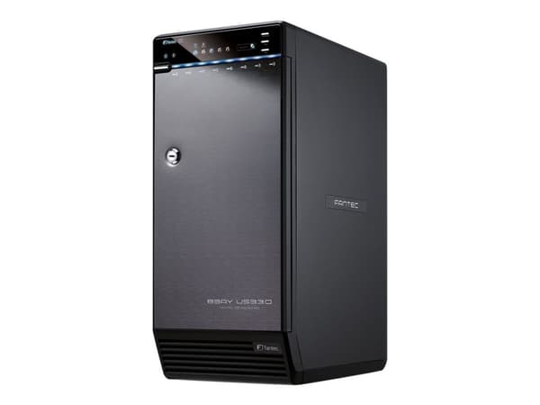 FANTEC QB-X8US3-6G - Harddiskarray - 0 GB - 8 brønner (SATA-600) - SATA 3Gb/s, USB 3.0 (ekstern)