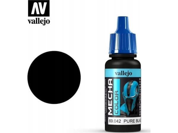 Vallejo 69.042, Sort, Acryl maling, Væske, 17 ml, 1 stykker