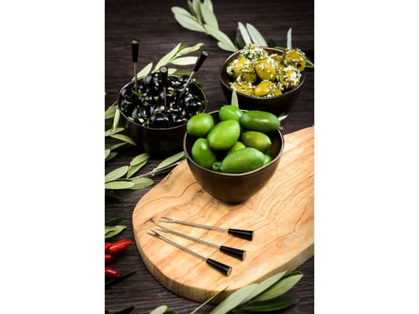 LAGUIOLE Pinchos tikut Laguiole Musta SET 12 SdV