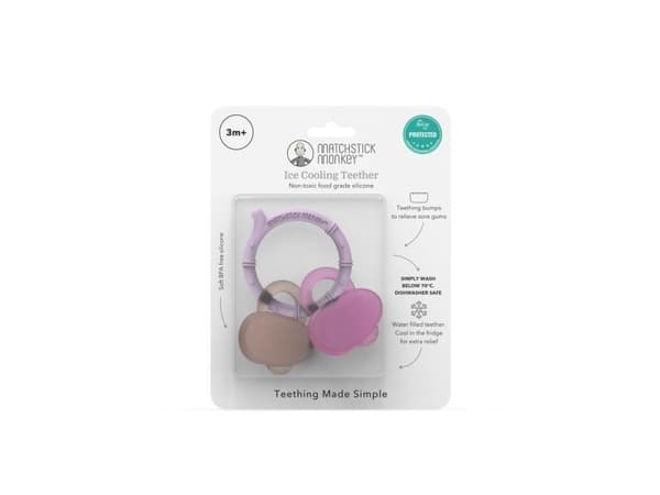 Matchstick Monkeys Ice Cooling tyggeleke Dusty Pink