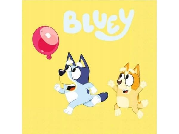 Bluey-servetter 33x33 cm, 16 st