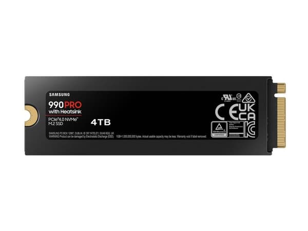Samsung 990 Pro, 4 TB, M.2, 7450 MB/s