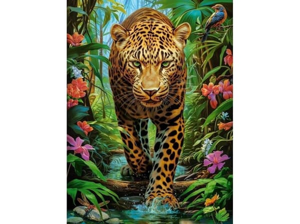Castorland Puzzle 2000 Leopardi luonnossa CASTOR