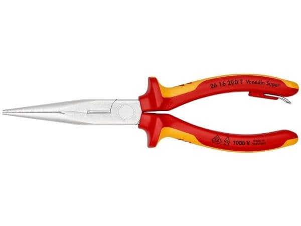 Knipex flat-/rundtang med skjær