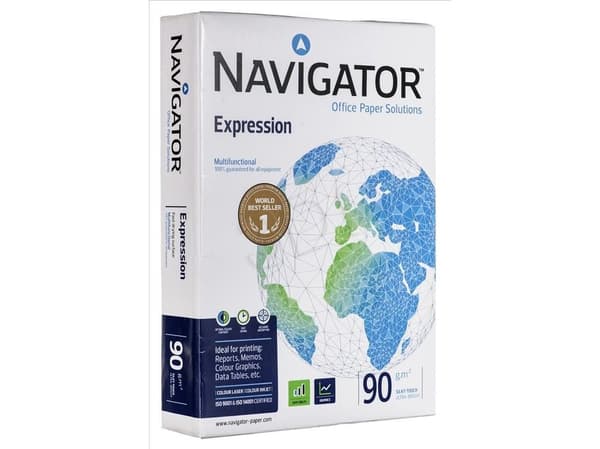 Kopipapir Navigator Expression A4 hvid 90g - (500 ark)