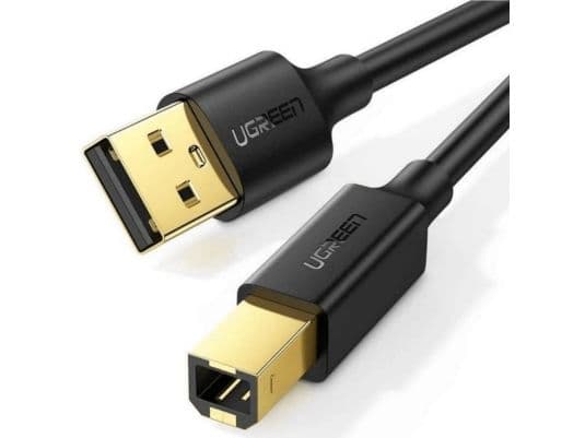 Ugreen US135, 1 m, USB A, USB B, USB 2.0, 0,48 Gbit/sek., Sort