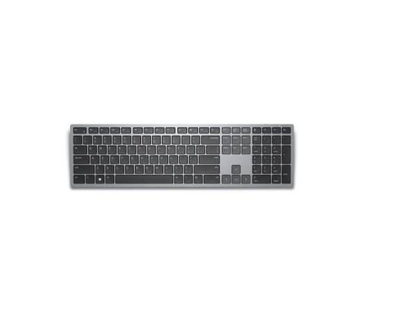 DELL KB700, Täysikokoinen (100 %), Langaton, Bluetooth, QWERTY, Harmaa