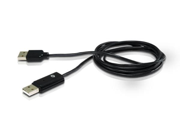 Conceptronic CUSBODDSHARE, 1,8 m, musta, USB A, USB A, Uros/uros, 20 g