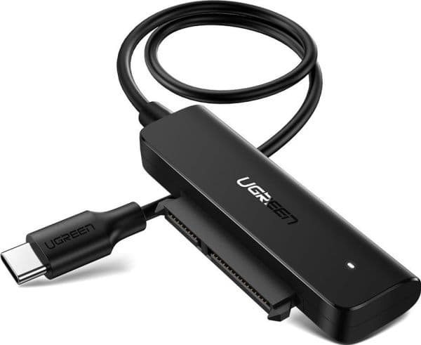 2,5" SSD/HDD-adapter Ugreen, SATA III till USB-C, 5 Gbps
