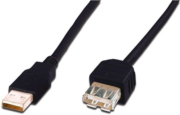 ASSMANN - USB forlængerkabel - USB (han) til USB (hun) - USB 2.0 - 3 m - lajittelu
