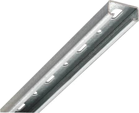 PROFILATI Slät profilskena 20×10 2 m, galvaniserad