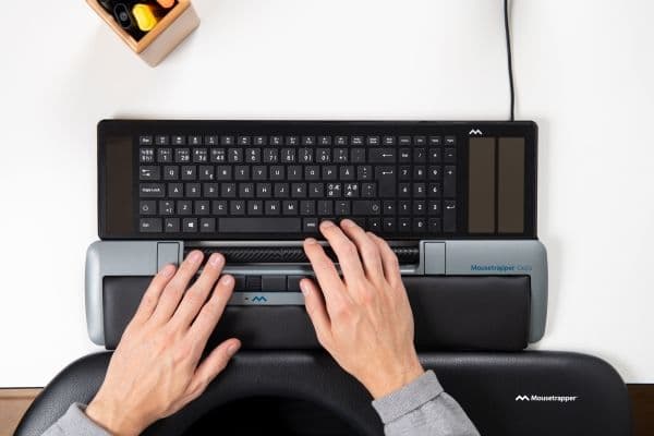 Mousetrapper Delta Regular, USB A-tyyppi, 4000 DPI, Musta, Harmaa