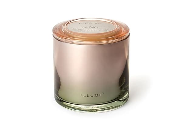 ILLUME Coconut Milk Mango Statement Glas Duftlys, Rosa,