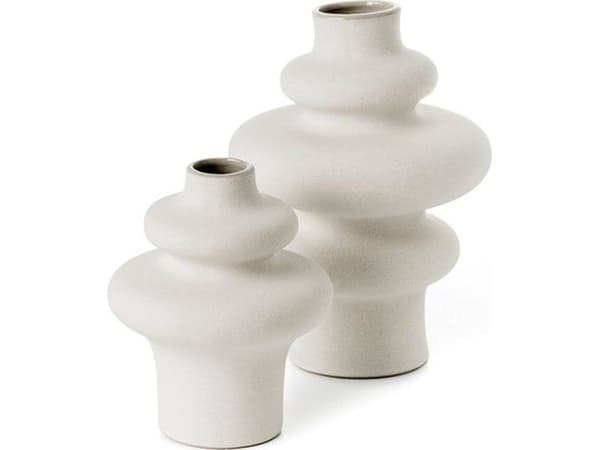 OlsenHome - Twisted keramikvas - 2-pack