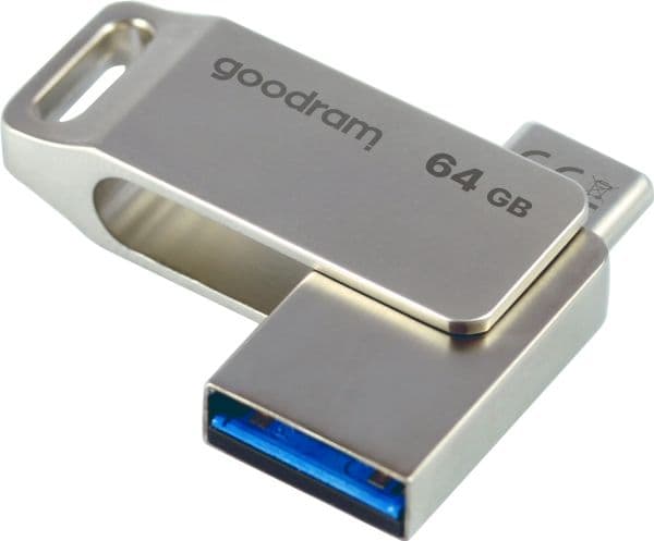 GOODRAM ODA3 - USB-flashstasjon - 64 GB - USB 3.2 Gen 1 / USB-C