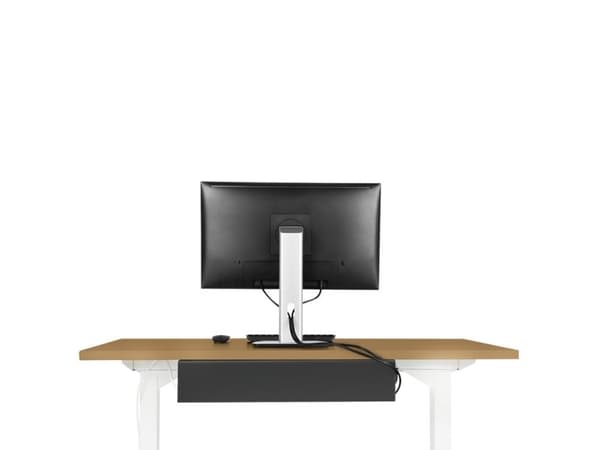 LogiLink KAB0070, Kabelskilleskuff, Bord, Stål, Sort