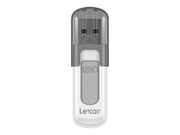 Lexar JumpDrive V100 - USB-flashstasjon - 128 GB - USB 3.0 - grå
