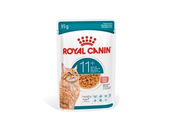 Royal Canin Ageing 11+ stykker i sovs vådfoder til kat - 12x85 g
