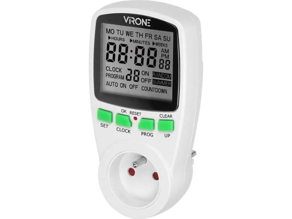 Orno elektronisk tidprogrammerare DT-1 med LCD-display