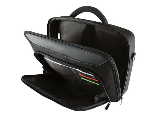 Targus Classic+ Clamshell - Notebookbæreveske - 17" - 18" - svart, rød