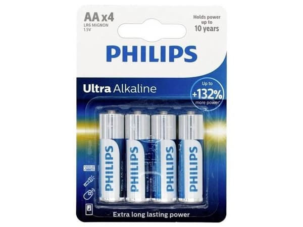 Philips ExtremeLife+ LR6E4B - Batteri 4 x AA-typ - alkaliskt