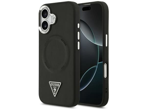 Guess Triangle Logo MagSafe-etui til iPhone 17 svart