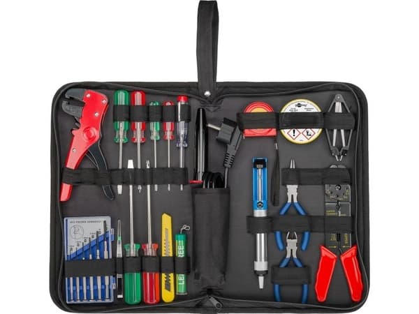 Fixpoint tool set with soldering iron/20-piece set/45243