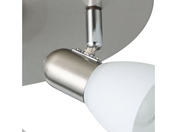 EGLO ENEA, Overflateegnet, E14, 3 ampuller, Nickel, Hvit