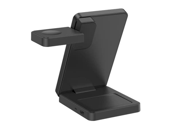 Tech-Protect A56 3in1 MagSafe Wireless Charger + USB-C / USB-C Cable 100cm - Black